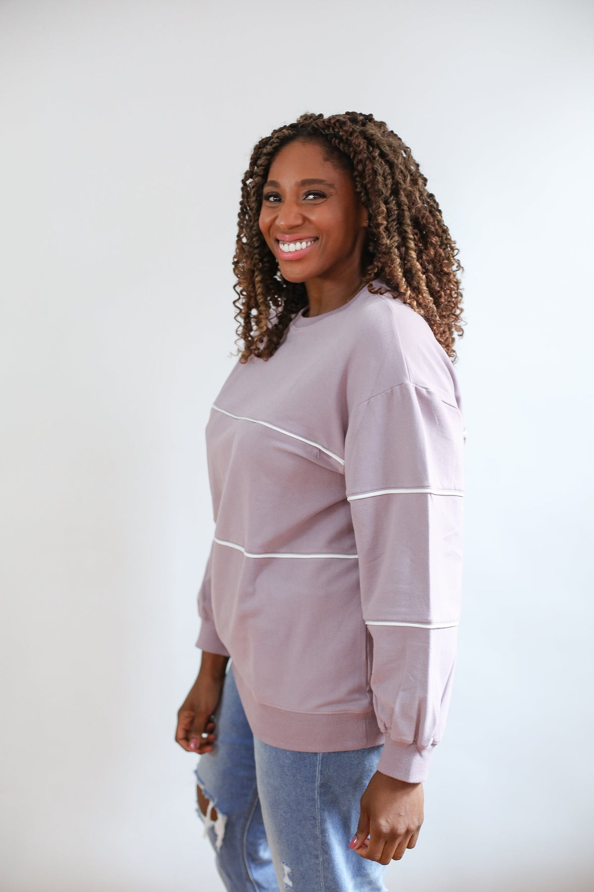 The Piped Sweatshirt