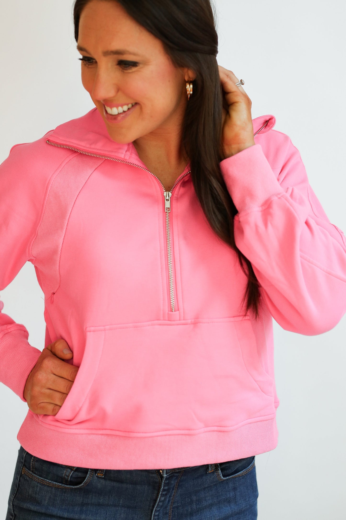 FINAL SALE Oversized Scuba Breastfeeding Sweatshirt