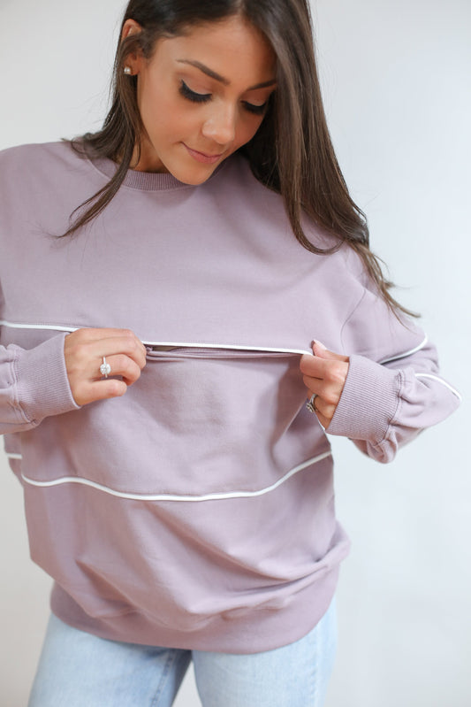 The Piped Sweatshirt
