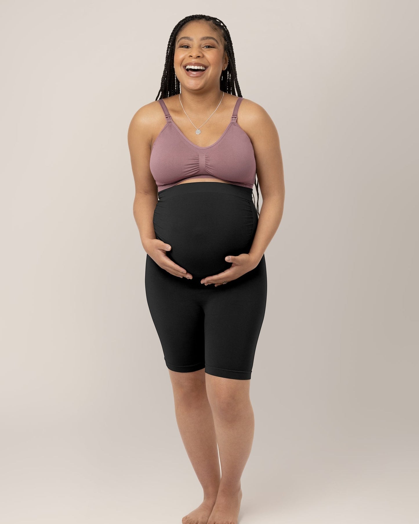 Seamless No-Chafe Maternity Underwear | Black