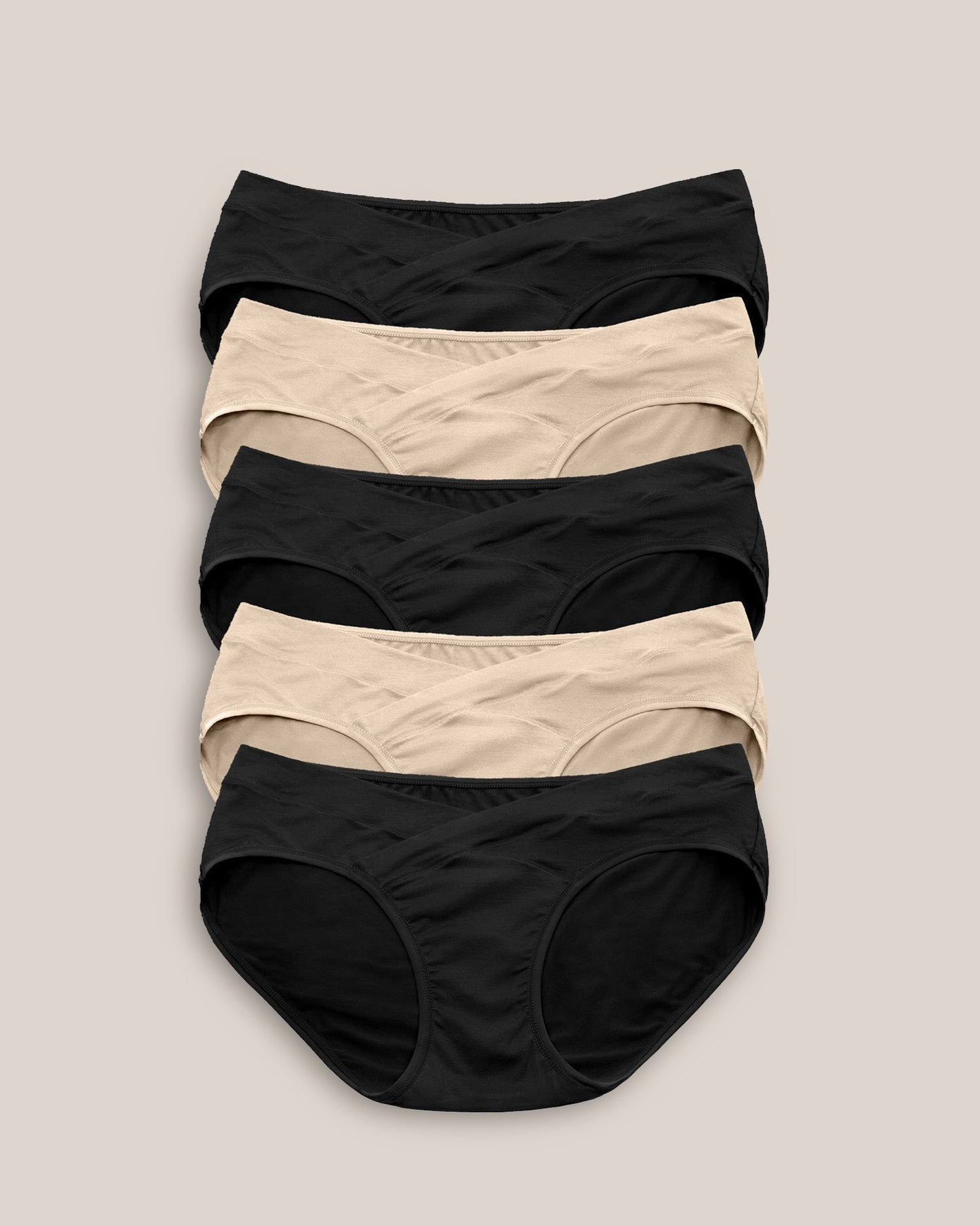 Under-the-Bump Bikini Underwear Pack | Low Rise Style - Neutrals