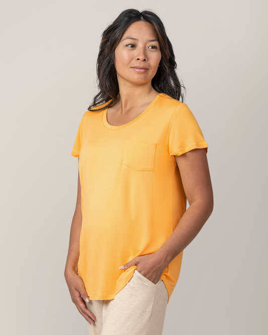 Everyday Maternity & Nursing T-shirt | Marigold