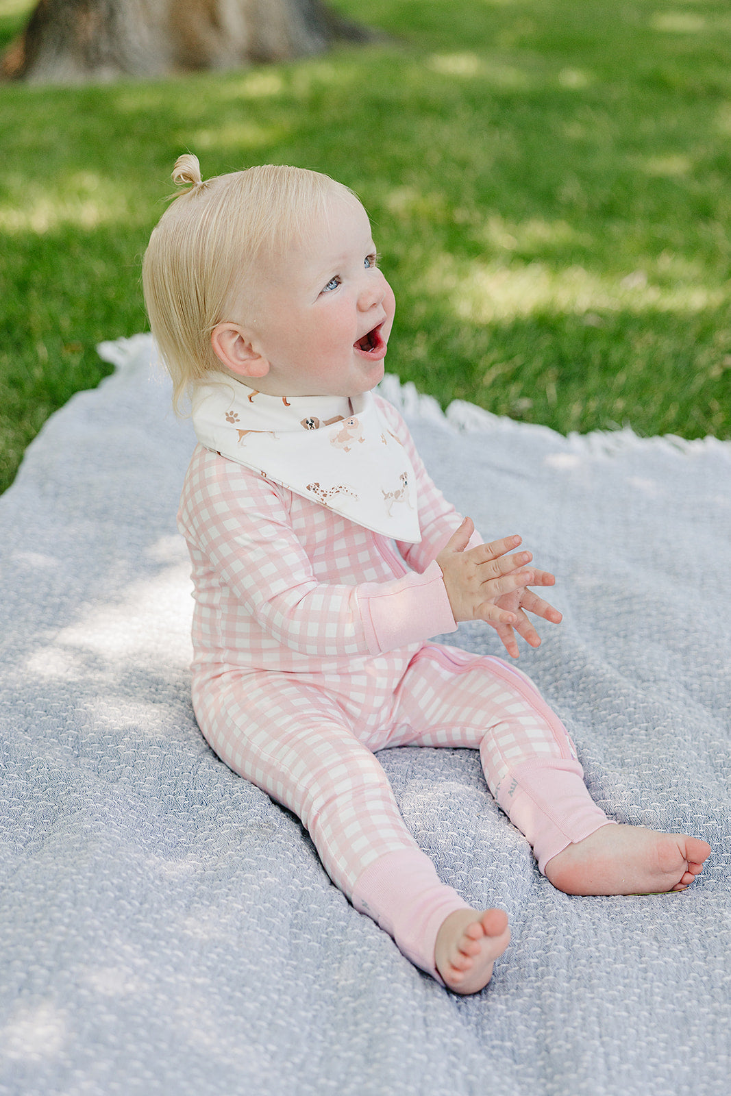August & Ivy Organic Pima Cotton Romper