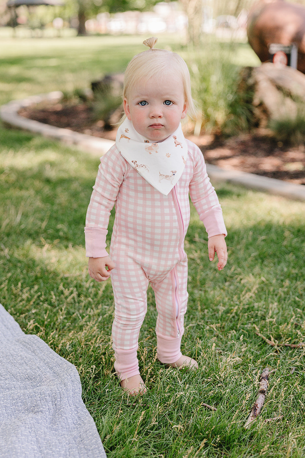 August & Ivy Organic Pima Cotton Romper