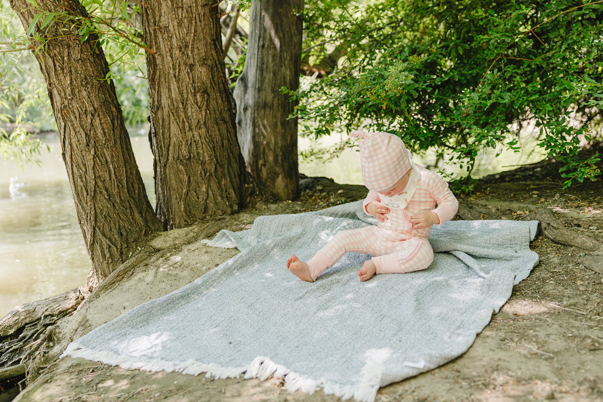 August & Ivy Organic Pima Cotton Romper