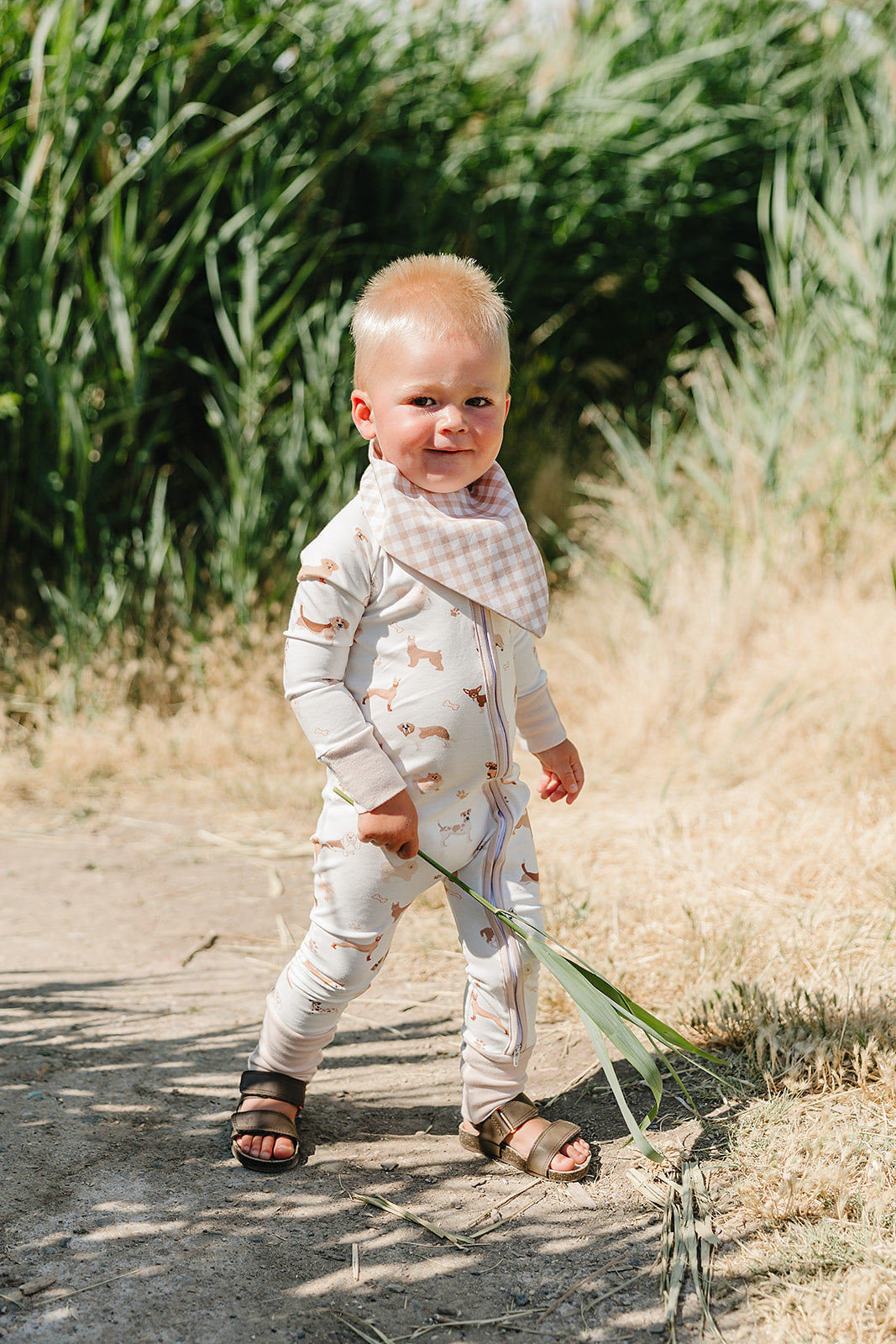 August & Ivy Organic Pima Cotton Romper
