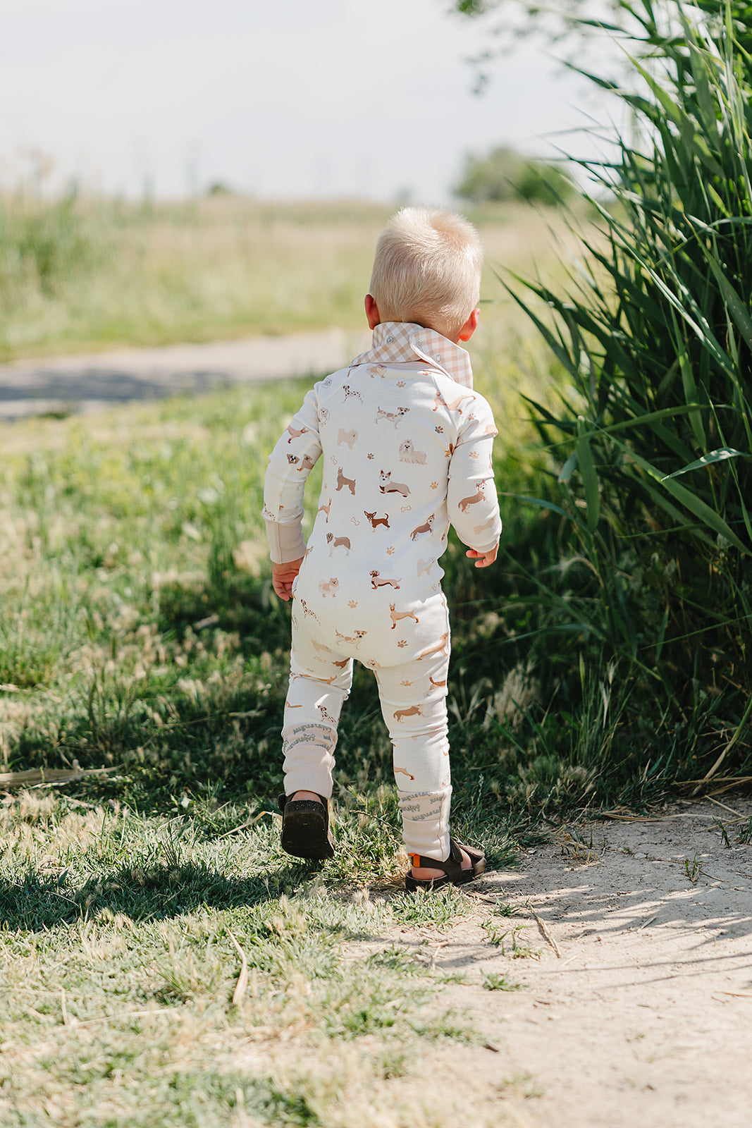August & Ivy Organic Pima Cotton Romper