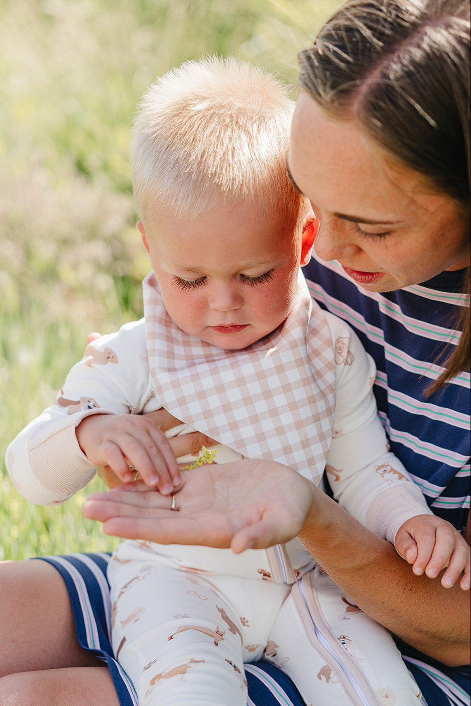 August & Ivy Organic Pima Cotton Romper