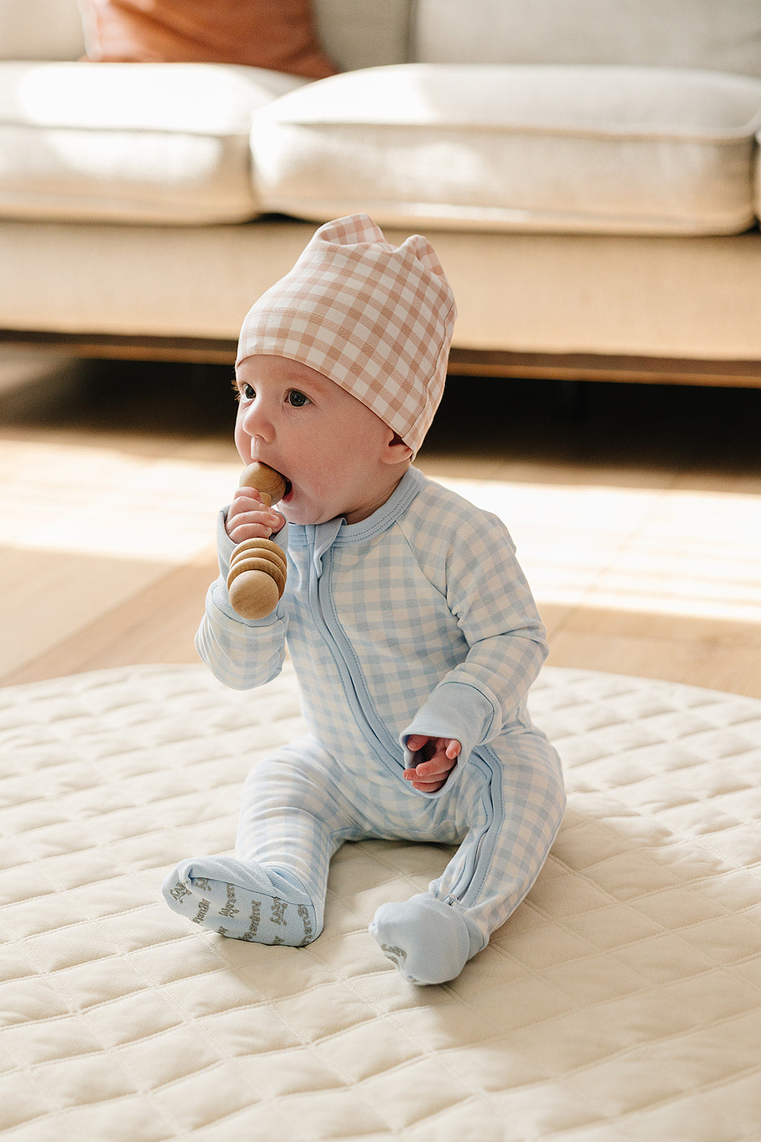 August & Ivy Organic Pima Cotton Romper