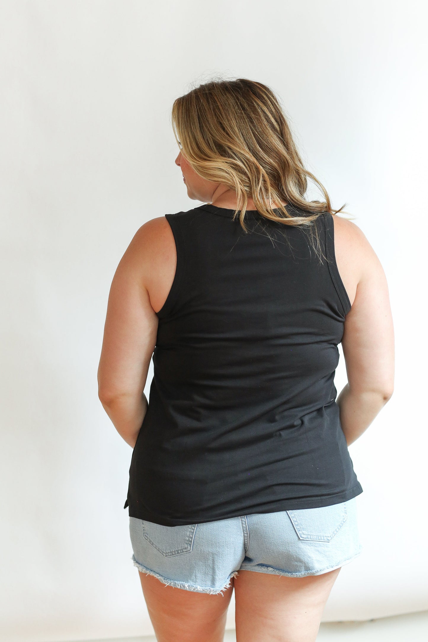 FINAL SALE - Invisible Zip Breastfeeding Tank Top