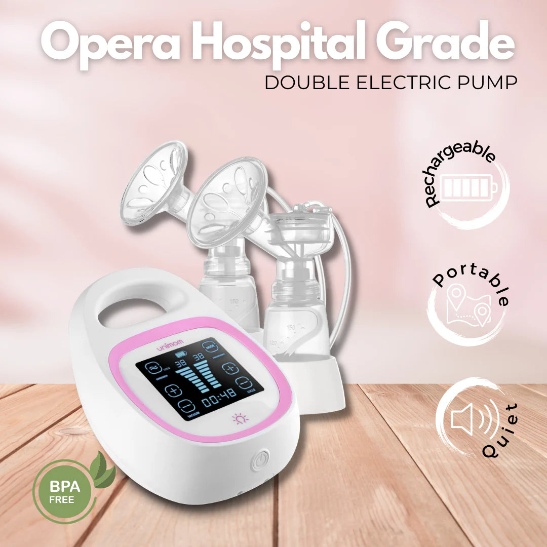 Unimom Opera + Hospital-Grade Double Electric Breast Pump