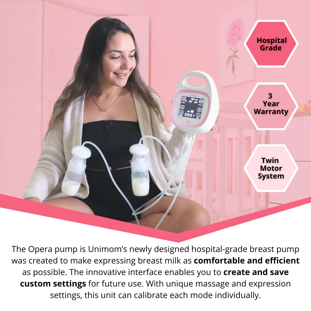 Unimom Opera + Hospital-Grade Double Electric Breast Pump