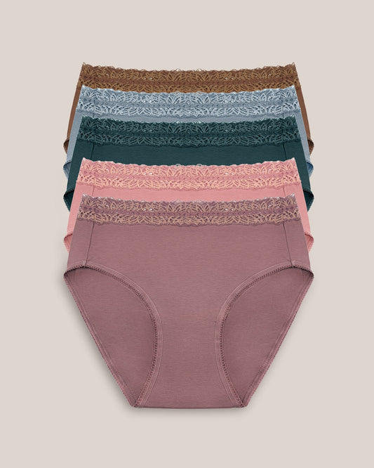 High-Waisted Postpartum Underwear Pack | Dusty Hues