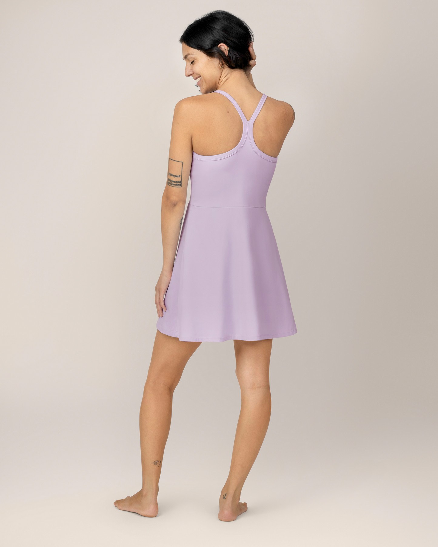 Stevie Active Racerback Nursing Dress | Lavender Mist