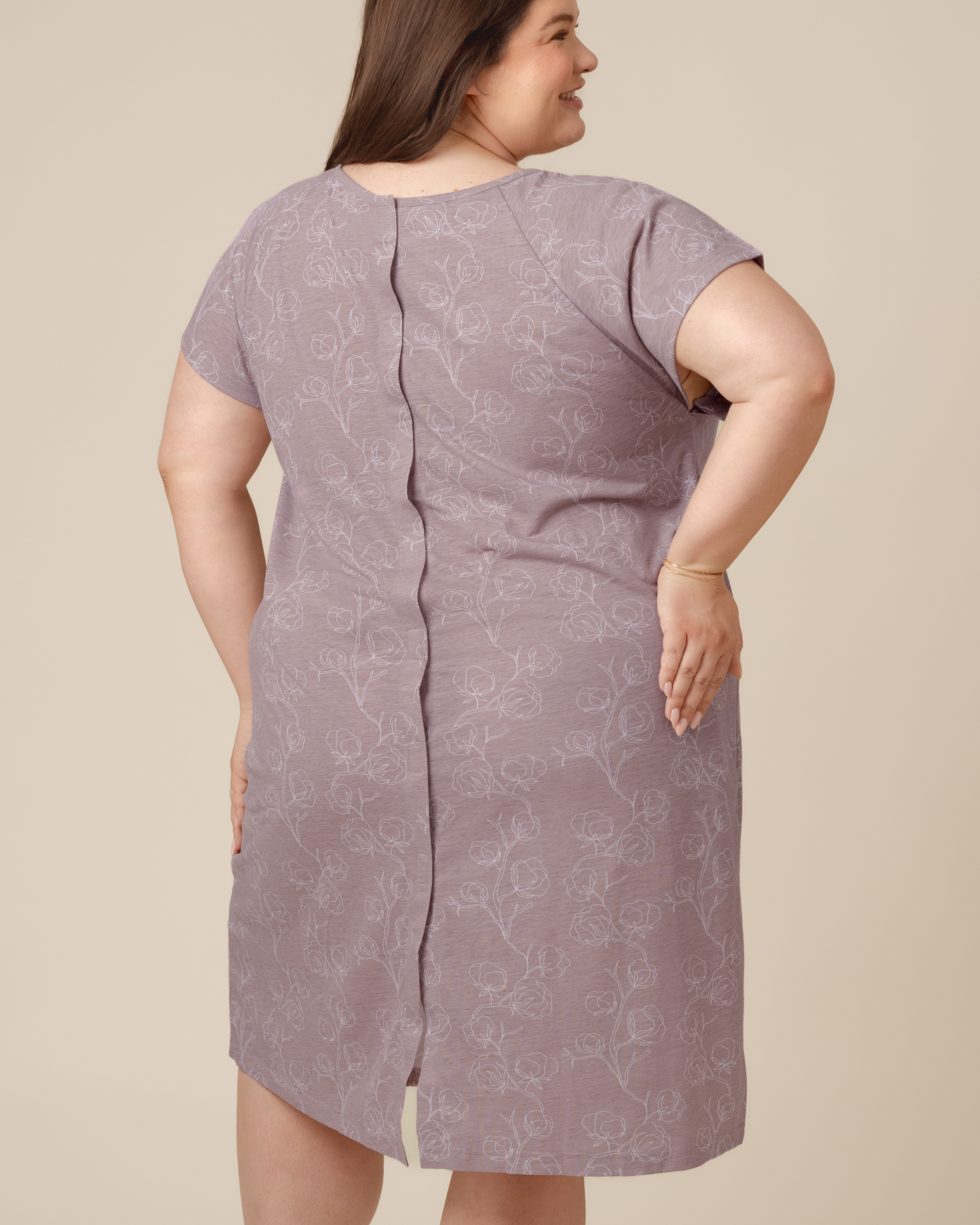 Universal Labor & Delivery Gown | Lilac Bloom
