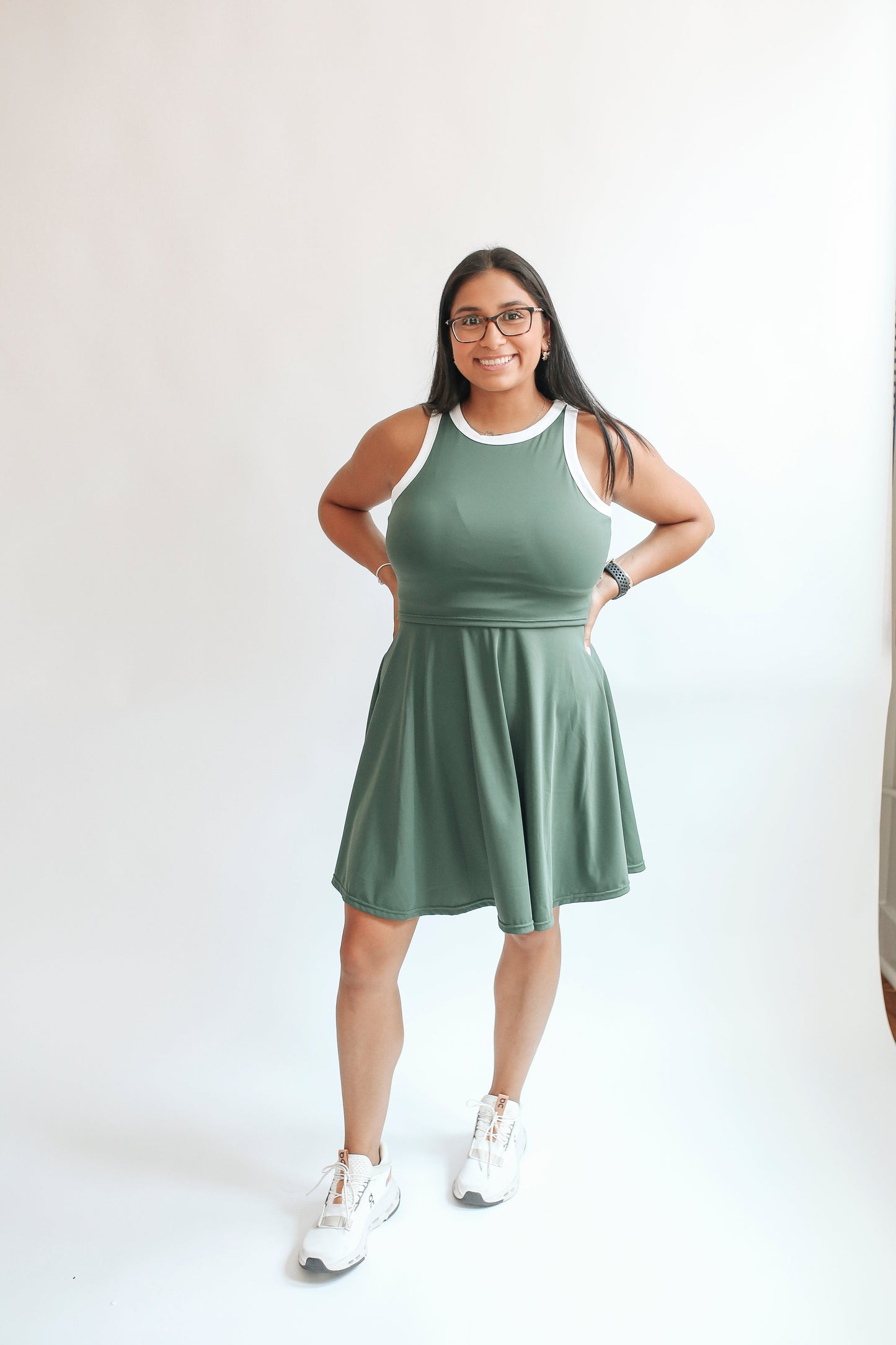 The Courtside Nursing Tennis Dress – Breastfeeding Friendly