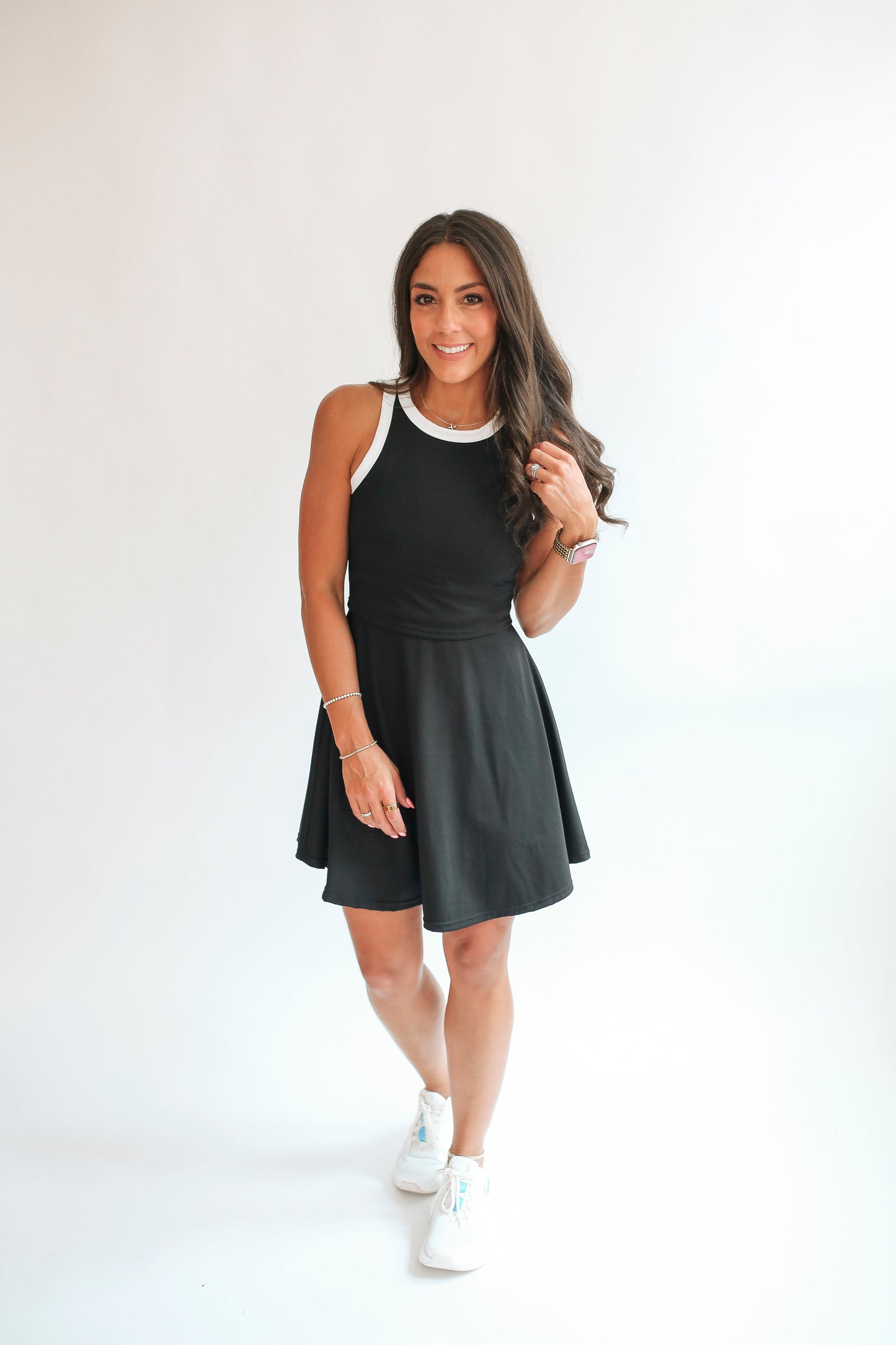 The Courtside Nursing Tennis Dress – Breastfeeding Friendly