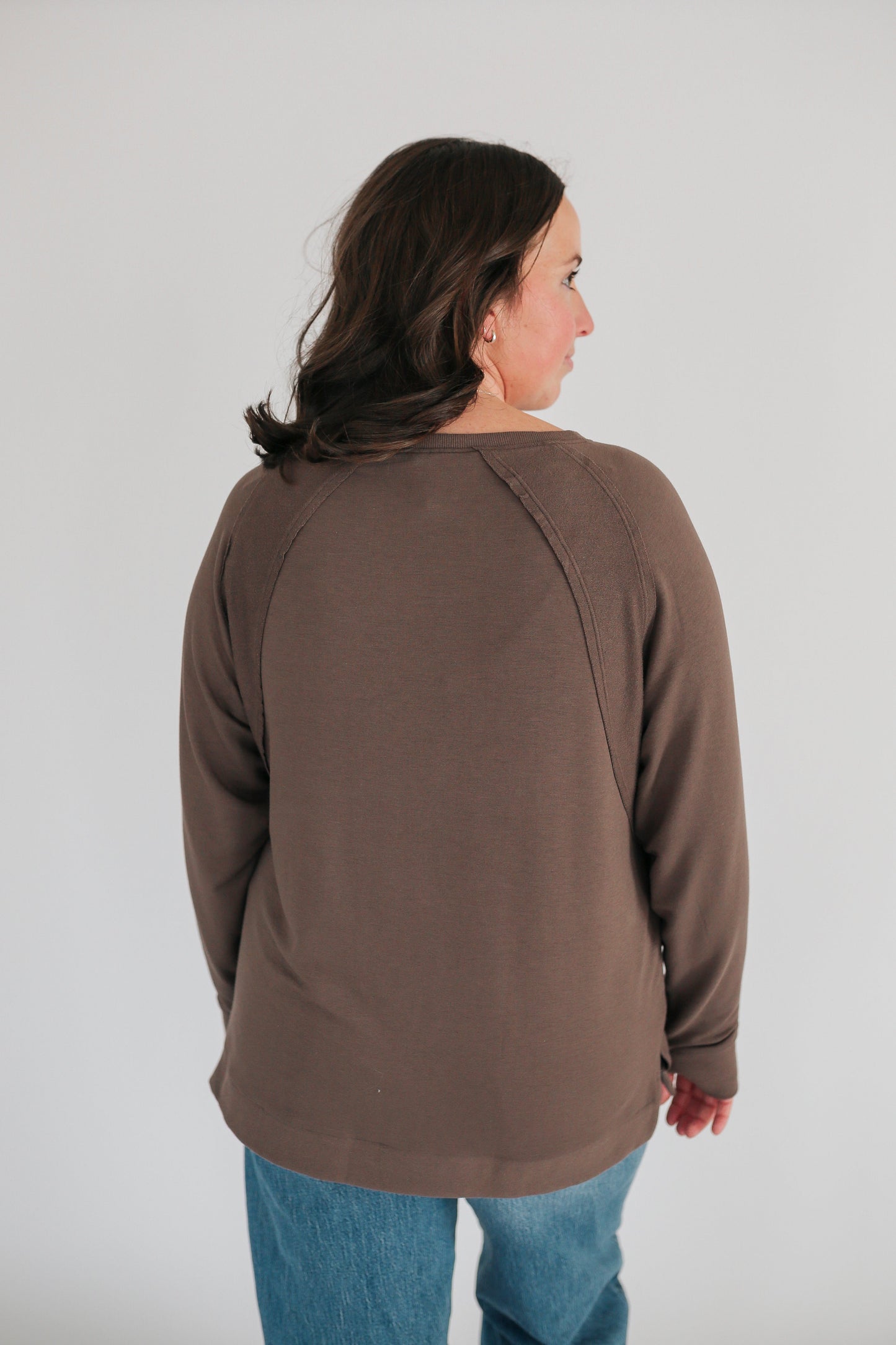 Free Flowing Lightweight Long Sleeve Nursing Top